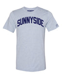 Sky Blue Sunnyside T-shirt with Blue Letters