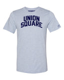 Sky Blue Union Square T-shirt with Blue Letters