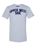 Sky Blue Upper West Side T-shirt with Blue Letters