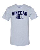 Sky Blue Vinegar Hill T-shirt with Blue Letters
