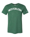 Green Westerleigh T-shirt with White Reflective Letters