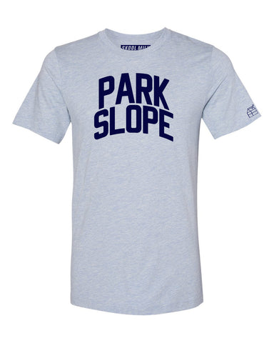 Sky Blue Park Slope T-shirt with Blue Letters